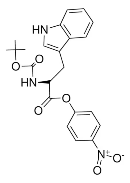 Boc-L-isoleucine 4-nitrophenyl ester structure, CAS 16948-38-2