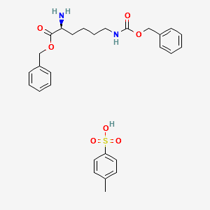 N-Benzyloxycarbonyl-L-lysine benzyl ester p-toluenesulfonate structure, CAS 16964-83-3