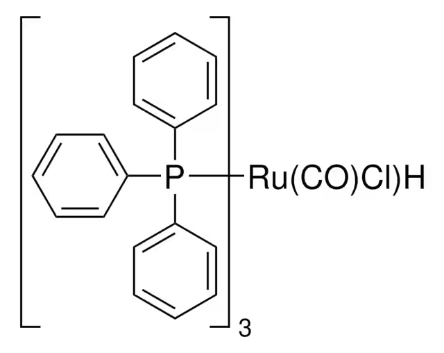 Carbonylchlorohydrotris(triphenylphosphine)ruthenium structure, CAS 16971-33-8