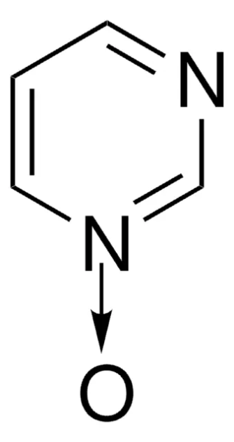 Pyrimidine N-oxide structure, CAS 17043-94-6