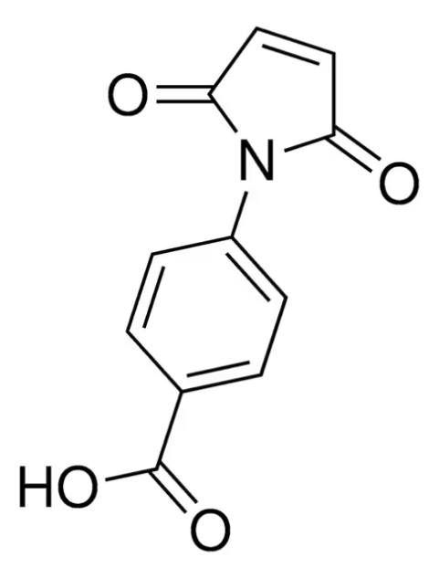 4-Maleimidobenzoic acid structure, CAS 17057-04-4