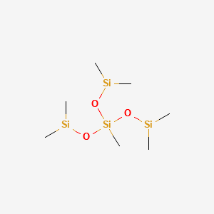 Methyltris(dimethylsiloxy)silane structure, CAS 17082-46-1