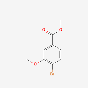 Methyl 4-bromo-3-methoxybenzoate structure, CAS 17100-63-9