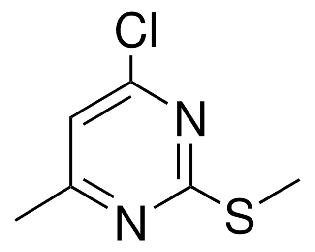 4-Chloro-6-methyl-2-(methylthio)pyrimidine structure, CAS 17119-73-2