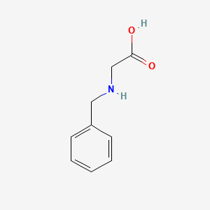N-Benzylglycine structure, CAS 17136-36-6