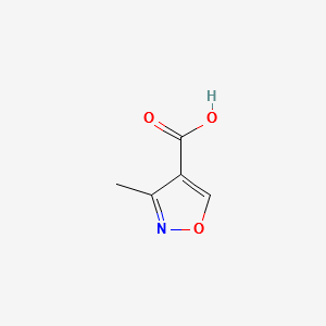 3-Methyl-4-isoxazolecarboxylic acid structure, CAS 17153-20-7
