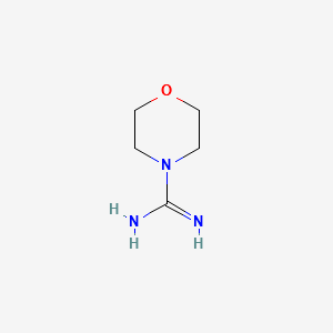 Morpholin-4-carboximidamide structure, CAS 17238-66-3