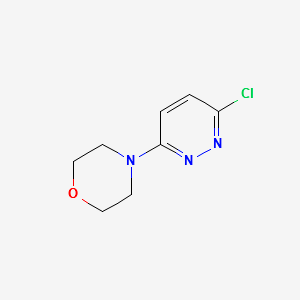 3-Chloro-6-morpholinopyridazine structure, CAS 17259-32-4