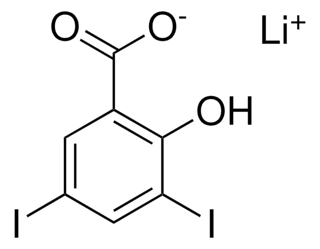 3,5-Diiodosalicylic acid potassium salt structure, CAS 17274-17-8
