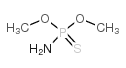 O,O-Dimethyl phosphoramidothioate structure, CAS 17321-47-0