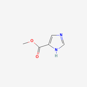 Methyl 4-imidazolecarboxylate structure, CAS 17325-26-7