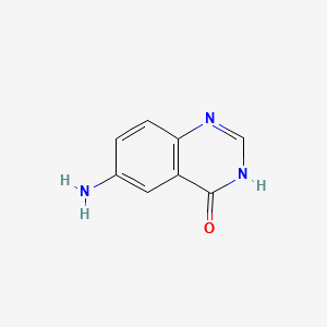 6-Amino-3H-quinazolin-4-one structure, CAS 17329-31-6