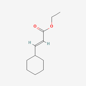Ethyl (E)-3-cyclohexyl-2-propenoate structure, CAS 17343-88-3