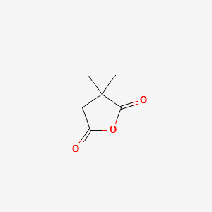 2,2-Dimethylsuccinic anhydride structure, CAS 17347-61-4