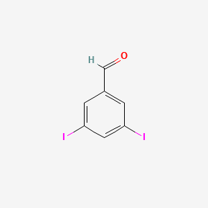 3,5-Diiodobenzaldehyde structure, CAS 17352-25-9
