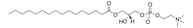 Palmitoyl Lyso-phosphocholine structure, CAS 17364-16-8