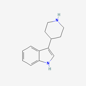 3-Piperidin-4-yl-1H-indole structure, CAS 17403-09-7