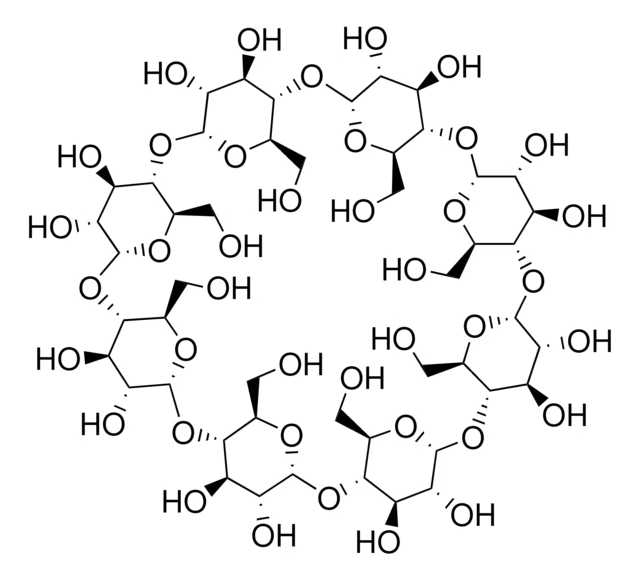 Cyclooctapentylose structure, CAS 17465-86-0