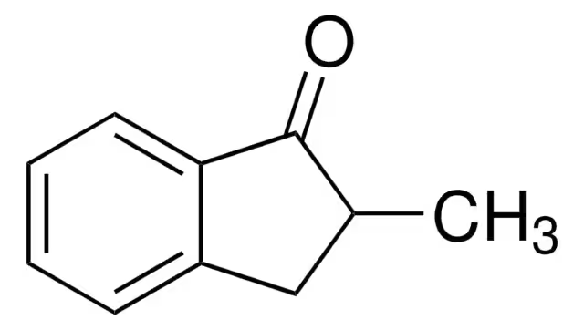 2-Methyl-1-indanone structure, CAS 17496-14-9