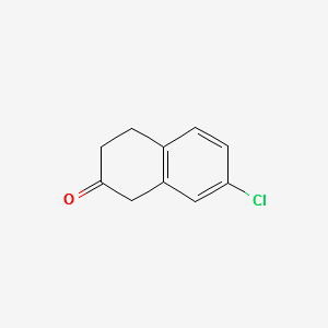 5-Chloro-2-tetralone structure, CAS 17556-19-3