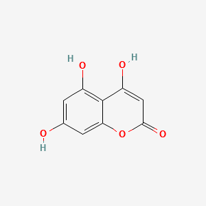 4,5,7-Trihydroxycoumarin structure, CAS 17575-26-7