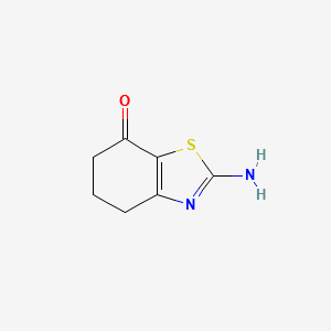 2-Amino-5,6-dihydro-4H-benzothiazol-7-one structure, CAS 17583-10-7