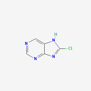 8-Chloropurine structure, CAS 17587-87-0