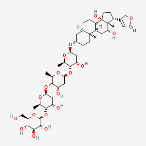 Deslanoside structure, CAS 17598-65-1