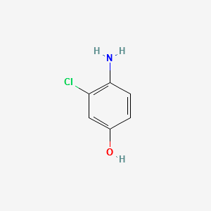 4-Amino-3-chlorophenol structure, CAS 17609-80-2