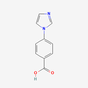 4-(1H-Imidazol-1-yl)benzoic acid structure, CAS 17616-04-5