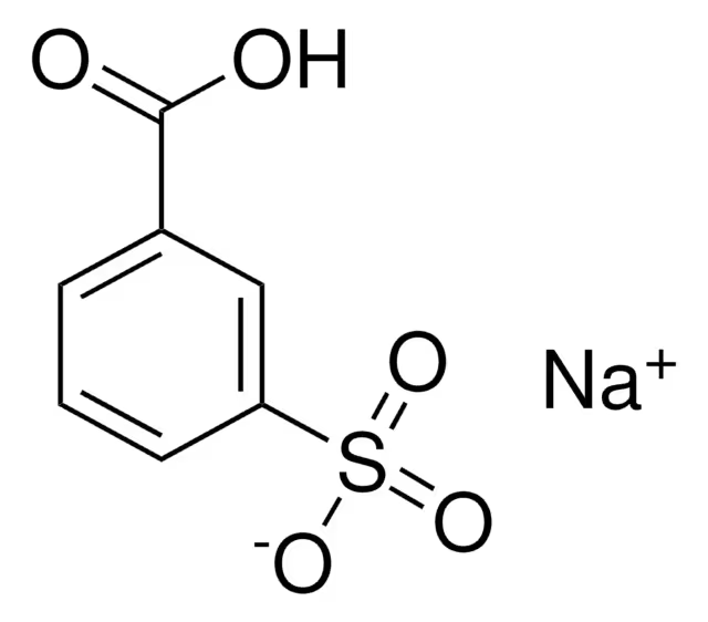 Sodium 3-sulfobenzoate structure, CAS 17625-03-5