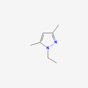 1-Ethyl-3,5-dimethyl-1H-pyrazole structure, CAS 17629-26-4