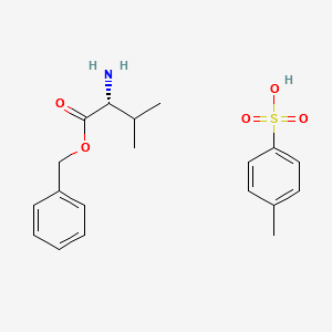 D-Valine benzy ester 4-methylbenzenesulfonate structure, CAS 17662-84-9
