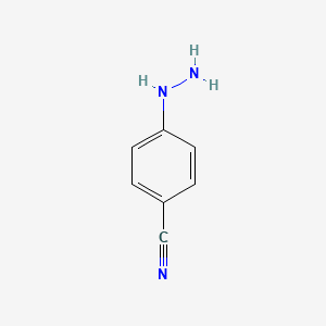 4-Hydrazinobenzonitrile structure, CAS 17672-27-4