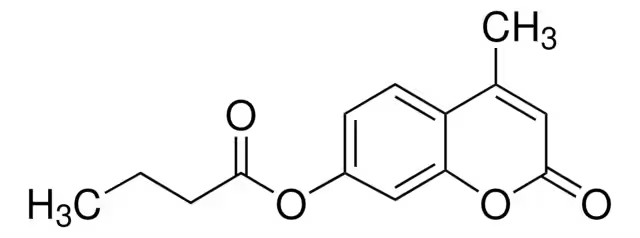 4-Methylumbelliferyl butyrate structure, CAS 17695-46-4