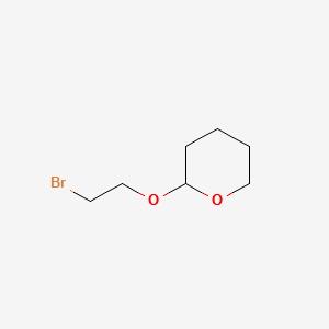 2-(2-Bromoethoxy)tetrahydro-2H-pyran structure, CAS 17739-45-6