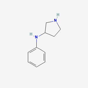 N-Phenylpyrrolidin-3-amine structure, CAS 17741-13-8