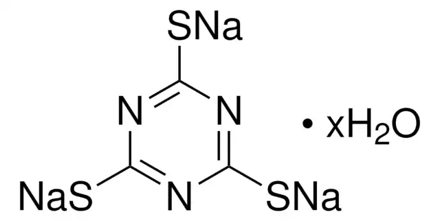 1,3,5-Triazine-2,4,6-(1H,3H,5H)-trithione trisodium salt structure, CAS 17766-26-6