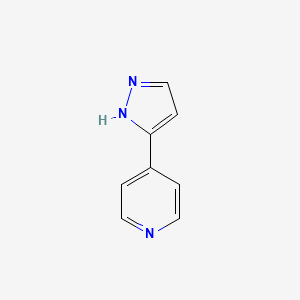 4-(1H-Pyrazol-3-yl)pyridine structure, CAS 17784-60-0