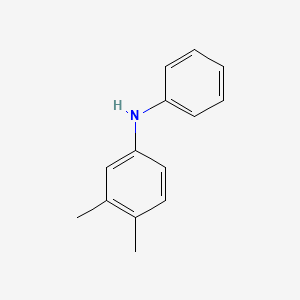 3,4-Dimethyldiphenylamine structure, CAS 17802-36-7