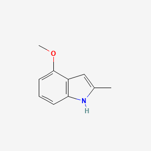 4-Methoxy-2-methyl-1H-indole structure, CAS 17897-50-6