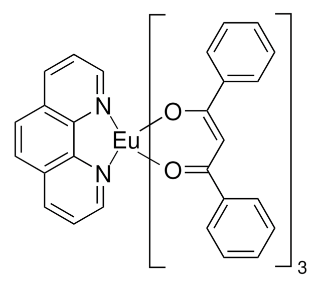 Tris(dibenzoylmethanato)(1,10-phenanthroline)europium structure, CAS 17904-83-5