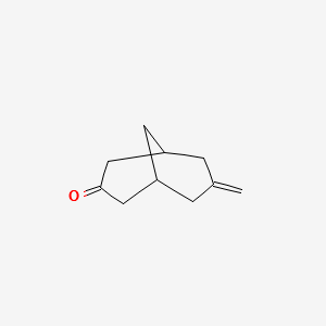 7-Methylidenebicyclo[3.3.1]nonan-3-one structure, CAS 17933-29-8