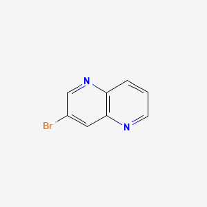 3-Bromo-1,5-naphthyridine structure, CAS 17965-71-8
