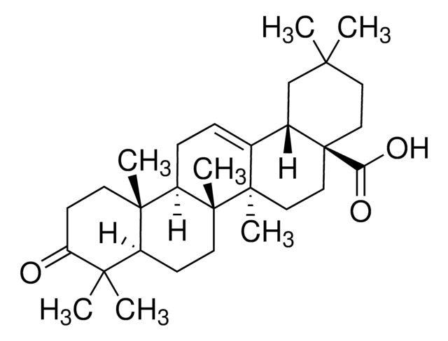 3-Oxo-olean-12-en-28-oic acid structure, CAS 17990-42-0