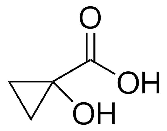1-Hydroxy-1-cyclopropanecarboxylic acid structure, CAS 17994-25-1