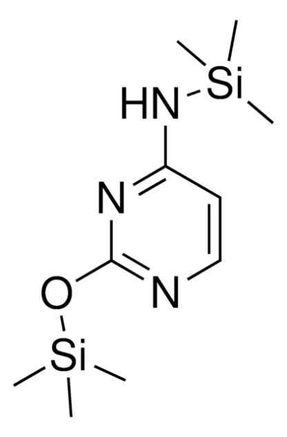 N-(Trimethylsilyl)-2-[(trimethylsilyl)oxy]pyrimidin-4-amine structure, CAS 18037-10-0