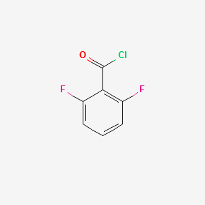 2,6-Difluorobenzoyl chloride structure, CAS 18063-02-0