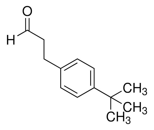 3-(4-tert-Butylphenyl)propanal structure, CAS 18127-01-0