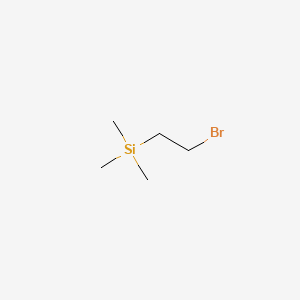 (2-Bromoethyl)trimethylsilane structure, CAS 18156-67-7